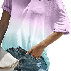Purple Fade Perfect Ombre Tee